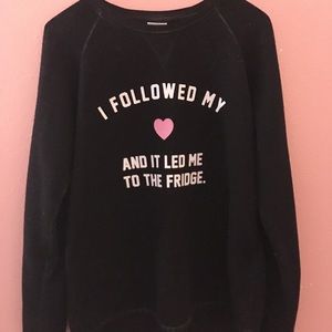 Long sleeve sweatshirt( no hood)